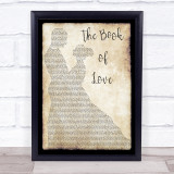 Peter Gabriel The Book of Love Man Lady Dancing Song Lyric Print