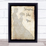 Andrea Bocelli Someone Like You Man Lady Dancing Song Lyric Print