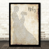 Florida Georgia Line Holy Man Lady Dancing Song Lyric Quote Print