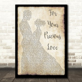 Otis Redding For Your Precious Love Man Lady Dancing Song Lyric Quote Print