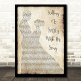Roberta Flack Killing Me Softly With His Song Man Lady Dancing Song Lyric Print