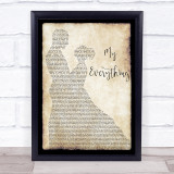 Owl City My Everything Man Lady Dancing Song Lyric Quote Print