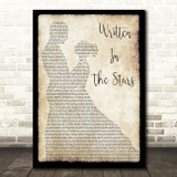 Tinie Tempah Written In The Stars Man Lady Dancing Song Lyric Quote Print