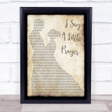 Aretha Franklin I Say A Little Prayer Man Lady Dancing Song Lyric Print