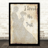 Heartland I Loved Her First Man Lady Dancing Song Lyric Print