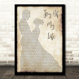 John Fogerty Joy Of My Life Man Lady Dancing Song Lyric Print