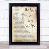 Herb Albert This Guys In Love With You Song Lyric Man Lady Dancing Quote Print