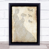 Roger Waters Wait For Her Song Lyric Man Lady Dancing Quote Print