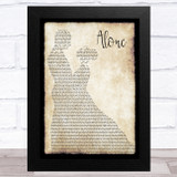 Jessie Ware Alone Man Lady Dancing Song Lyric Music Art Print