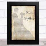 Luke Combs Better Together Man Lady Dancing Song Lyric Music Art Print