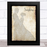Babyface Sunshine Man Lady Dancing Song Lyric Music Art Print