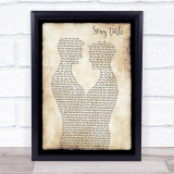 Any Song Lyrics Custom Gay Couple Two Men Dancing Song Lyric Print