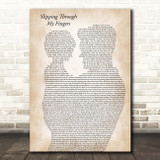 ABBA Slipping Through My Fingers Father & Child Song Lyric Print