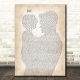 Goo Goo Dolls Iris Father & Child Song Lyric Print