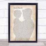 Jack Johnson Banana Pancakes Father & Child Song Lyric Print