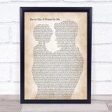 Randy Newman You've Got A Friend In Me Father & Child Song Lyric Print