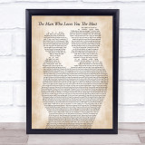 Zac Brown Band The Man Who Loves You The Most Father & Child Song Lyric Print