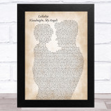 Billy Joel Lullabye (Goodnight, My Angel) Father & Child Song Lyric Music Art Print