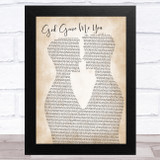 Dave Barnes God Gave Me You Two Men Gay Couple Wedding Song Lyric Music Art Print