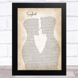 Fleetwood Mac Songbird Two Men Gay Couple Wedding Song Lyric Music Art Print