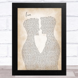Taylor Swift Lover Two Men Gay Couple Wedding Song Lyric Music Art Print