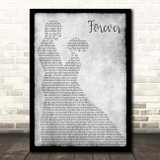 Y&T Forever Grey Man Lady Dancing Song Lyric Print