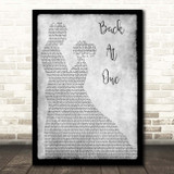 Brian McKnight Back At One Grey Man Lady Dancing Song Lyric Print