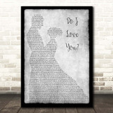 Ella Fitzgerald Do I Love You Grey Man Lady Dancing Song Lyric Print