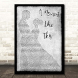 Kelly Clarkson A Moment Like This Grey Man Lady Dancing Song Lyric Print