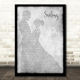 Rod Stewart Sailing Grey Man Lady Dancing Song Lyric Wall Art Print
