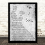 Eli Young Band Skin & Bones Grey Man Lady Dancing Song Lyric Quote Music Print