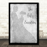 Paramore The Only Exception Man Lady Dancing Grey Song Lyric Print