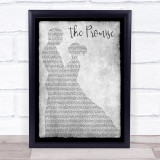 Tracy Chapman The Promise Man Lady Dancing Grey Song Lyric Print