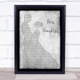 Halestorm Dear Daughter Grey Song Lyric Man Lady Dancing Quote Print
