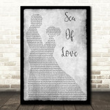 Robert Plant Sea Of Love Grey Man Lady Dancing Song Lyric Print