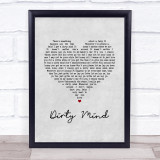 Prince Dirty Mind Grey Heart Song Lyric Print