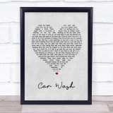 Rose Royce Car Wash Grey Heart Song Lyric Print