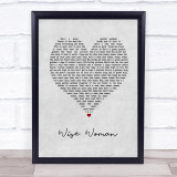 Jason Mraz Wise Woman Grey Heart Song Lyric Print