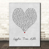 Keywest Apple Tree Hill Grey Heart Song Print