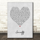 Slipknot Snuff Grey Heart Song Lyric Wall Art Print