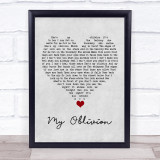 Tindersticks My Oblivion Grey Heart Song Lyric Wall Art Print