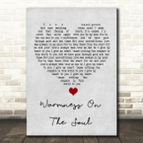 Avenged Sevenfold Warmness On The Soul Grey Heart Song Lyric Wall Art Print