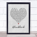 Alter Bridge Blackbird Grey Heart Song Lyric Quote Music Print