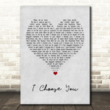 Andy Grammer I Choose You Grey Heart Song Lyric Quote Music Print