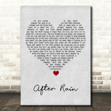 Dermot Kennedy After Rain Grey Heart Song Lyric Quote Music Print