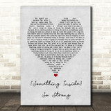 Labi Siffre (Something Inside) So Strong Grey Heart Song Lyric Quote Music Print