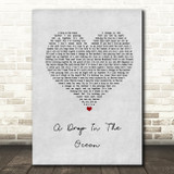 Ron Pope A Drop In The Ocean Grey Heart Song Lyric Quote Music Print