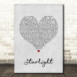 Slash Feat. Myles Kennedy Starlight Grey Heart Song Lyric Quote Music Print