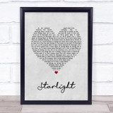 Slash Feat. Myles Kennedy Starlight Grey Heart Song Lyric Quote Music Print