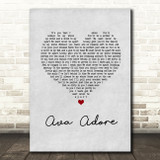 Smashing Pumpkins Ava Adore Grey Heart Song Lyric Quote Music Print